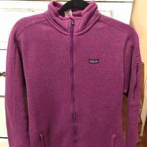 Women’s large fuchsia Patagonia full zip jacket